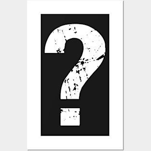 Question mark Posters and Art